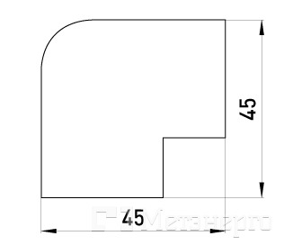 s3033011 Плоский угол e.trunking.blend.angle.stand.100.60 для короба 100х60мм - Метэнерго s3033011 Плоский угол e.trunking.blend.angle.stand.100.60 для короба 100х60мм - Метэнерго