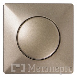 ins0030043 Панель e.lux.13011L.13006C.pn.nickel.hang світлорегулятора з диском, "никель" (в промоупаковці) - Метенерго