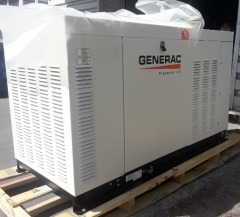 RG02224RNAX Газовый электрогенератор GENERAC RG2224 22 кВа с жидкостным охлаждением 380В трехфазный - Метэнерго