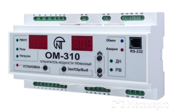 NTOM31000 Ограничитель мощности, трехфазный ОМ-310 - Метэнерго
