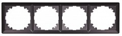 ins0030060 Рамка e.lux.10084L.4.fr.anthracite.hang 4-местная, "антрацит" (в промоупаковке) - Метэнерго