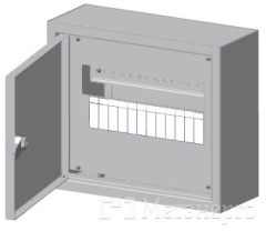 Б00011293 Щиток освітлення ЩО-12В profi що вбудовується (320х275х120) 12 автоматич. вимикач. IP31 - Метенерго