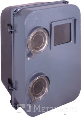 s0110003 Шкаф пластиковый e.mbox.stand.plastic.n.f3 под трёхфазный счетчик, навесной, с комплектом метизов - Метэнерго s0110003 Шкаф пластиковый e.mbox.stand.plastic.n.f3 под трёхфазный счетчик, навесной, с комплектом метизов - Метэнерго