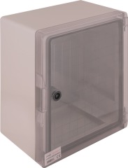 CP5031 Шкаф ударопрочный из АБС-пластика e.plbox.300.350.165.tr, 300х350х165мм, IP65 с прозрачными дверцами - Метэнерго