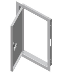 Б00014459 Дверь ревізійна пофарбована ДР 1515 що вбудовується (150 x 150х30) - Метенерго