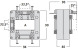 TASL50D1503 Трансформатор тока TAS65 32x65 (65х32) 1500/5А боковое подключение (кл.0,5=20 ВА) - Метэнерго
