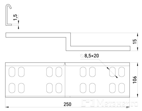403-10AP-M Двобічна редукція стандартна 30х100 мм - Метенерго 403-10AP-M Двобічна редукція стандартна 30х100 мм - Метенерго