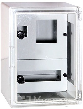 CP5212 Шафа удароміцна з АБС-пластика e.plbox.300.400.165.1f.15m.tr, 300х400х165мм, IP65 з прозорими дверцятами, панеллю під 1 - фазний лічильник та 15 модулі - Метенерго CP5212 Шафа удароміцна з АБС-пластика e.plbox.300.400.165.1f.15m.tr, 300х400х165мм, IP65 з прозорими дверцятами, панеллю під 1 - фазний лічильник та 15 модулі - Метенерго
