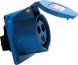 p012013 Силовая розетка, встраиваем. e.socket.pro.4.32.wall, 4п., 380В, 32А (424) - Метэнерго