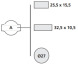 TA32750C600 Трансформатор тока TA327 32,5x10,5 (d=27мм.) 600/5А (кл.0,5=15 ВА) - Метэнерго