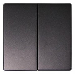 ins0030020 Клавиша e.lux.11021L.pn.anthracite.hang двойная "антрацит" (в промоупаковке) - Метэнерго