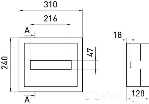 s0100201 Корпус металлический e.mbox.pro.n.12z IP31 навесной на 12 модулей с замком - Метэнерго