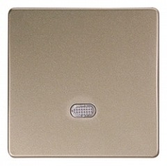 ins0030007 Кнопка e.lux.11651L.pn.l.nickel.hang одинарная "никель" с подсветкой (в промоупаковке) - Метэнерго