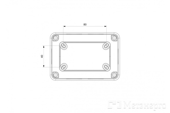 MD9051 Коробка монтажная ABS 80х120х55, IP65 - Метэнерго MD9051 Коробка монтажная ABS 80х120х55, IP65 - Метэнерго