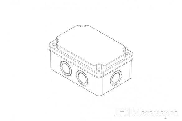MD9051 Коробка монтажная ABS 80х120х55, IP65 - Метэнерго MD9051 Коробка монтажная ABS 80х120х55, IP65 - Метэнерго