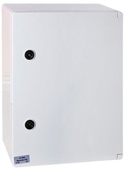 CP5202 Шкаф ударопрочный из АБС-пластика e.plbox.300.400.165.1f.15m.blank, 300х400х165мм, IP65 с панелью под 1 - фазный счетчик и 15 модулей - Метэнерго