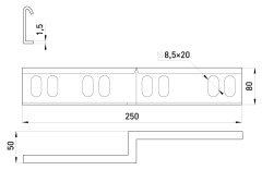 405-8AP-L Левосторонняя редукция стандартная 50х80 мм - Метэнерго