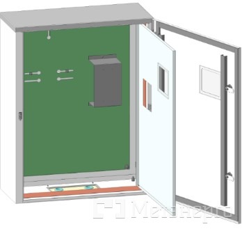 Б00030049 Бокс монтажний навісний ШУ-3 (550х700х250) IP54 - Метенерго