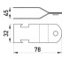 i0500004 Зажим профиля монтажного e.industrial.strut.clamp.1-1/4" для труб 1-1/4" - Метэнерго