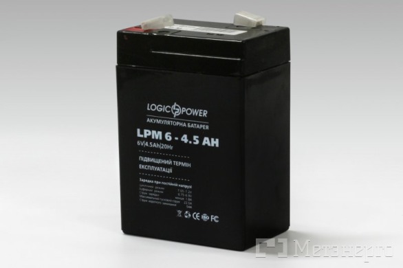 Logic3860 Аккумулятор AGM LPM 6-4.5 AH - Метэнерго