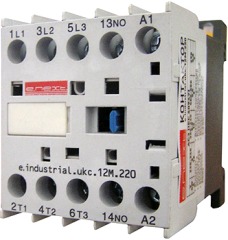 i.0090017 Контактор e.industrial.ukc.9M.220 9А 220В 1no малогабаритный - Метэнерго