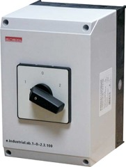 i0360014 Пакетный переключатель в корпусе e.industrial.sb.1-0-2.4.100, 4р, 100А (1-0-2) - Метэнерго