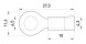 s1036011 Изолированный наконечник e.terminal.stand.rv1.125.6.blue 0.5-1.5 кв.мм синий - Метэнерго