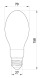 l0460001 Лампа ртутна високого тиску e.lamp.hpl.e27.80, Е27, 80 Вт - Метенерго