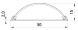 s1033002 Короб пластиковий напольний e.trunking.arc.stand.50.15, 50х15мм, 2м - Метенерго
