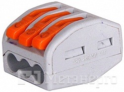 p0660002 Клемна колодка e.lc.pro.pI.3 з натискним важелем - Метенерго p0660002 Клемна колодка e.lc.pro.pI.3 з натискним важелем - Метенерго