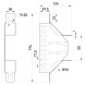 205-5P Ответвитель горизонтальный 50х50 - Метэнерго