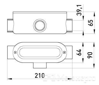i0560004 Соединитель ревизионный Т-образный e.industrial.pipe.db.revise.t.1-1/4" для труб 1-1/4" - Метэнерго i0560004 Соединитель ревизионный Т-образный e.industrial.pipe.db.revise.t.1-1/4" для труб 1-1/4" - Метэнерго