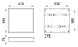 l001065 Светильник люминесцентный растровый накладной e.lum.raster.apparent.4.20.b.opal 4х20W, спаренная ПР, опаловый - Метэнерго