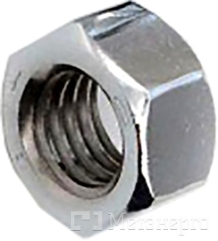 m1030002 Гайка чиста з різьбою М8 e.metiz.nut.1.60.2.08 - Метенерго