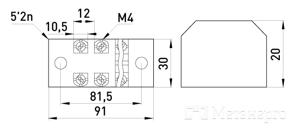 p056013 Клеммная колодка защищенная e.tc.protect.35.6 35А 6 полюсов - Метэнерго p056013 Клеммная колодка защищенная e.tc.protect.35.6 35А 6 полюсов - Метэнерго