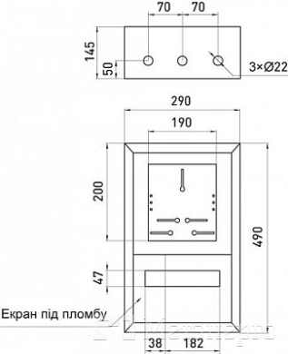 p0100221 Корпус учета металлический e.mbox.pro.n.f1.12z IP31 навесной под 1ф счетчик, 12 модулей с замком - Метэнерго p0100221 Корпус учета металлический e.mbox.pro.n.f1.12z IP31 навесной под 1ф счетчик, 12 модулей с замком - Метэнерго