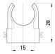 s12035001 S-образная клипса e.pipe.s.clip.stand.16 для труб d16мм - Метэнерго
