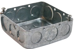 i0520001 Коробка распаячная e.industrial.pipe.db для труб, металлическая квадратная, толщина стенки 1,5ммм - Метэнерго