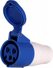 p012019 Силовая розетка переносная e.socket.pro.3.32, 3п., 220В, 32А (223) - Метэнерго