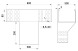 AG 50-8A Т-отвод вертикальный с разворотом 500х80 мм - Метэнерго