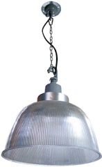 l0510002 Светильник подвесной e.save.high.light.02.65 под энергосберегающую лампу до 65 Вт (плафон-поликарбонат+соединитель+цепной подвес) - Метэнерго
