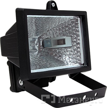 l003004 Світильник e.halogen.500.black 500Вт, чорний прожектор - Метенерго l003004 Світильник e.halogen.500.black 500Вт, чорний прожектор - Метенерго