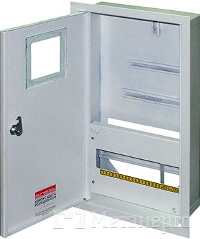 s0100010 Шафа e.mbox.stand.w.f3.12.z металева, під 3-ф. лічильник, 12 мод., що вбудовується, з замком - Метенерго s0100010 Шафа e.mbox.stand.w.f3.12.z металева, під 3-ф. лічильник, 12 мод., що вбудовується, з замком - Метенерго