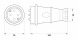 s9100035 Силовая вилка переносная каучуковая e.plug.rubber.060.16, 4п., 16А - Метэнерго