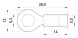 s1036063 Изолированный наконечник e.terminal.stand.RVL3.35.5.black 2.5-4 кв.мм черный - Метэнерго