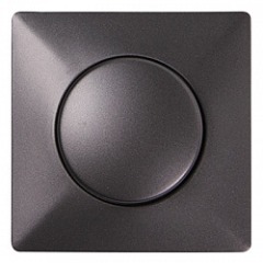 ins0030044 Панель e.lux.13011L.13006C.pn.anthracite.hang светорегулятора с диском, "антрацит" (в промоупаковке) - Метэнерго
