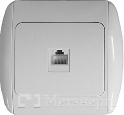 s035015 Розетка e.install.stand.819С1 компьютерная одинарная - Метэнерго s035015 Розетка e.install.stand.819С1 компьютерная одинарная - Метэнерго