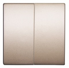 ins0030019 Клавиша e.lux.11021L.pn.nickel.hang двойная "никель" (в промоупаковке) - Метэнерго