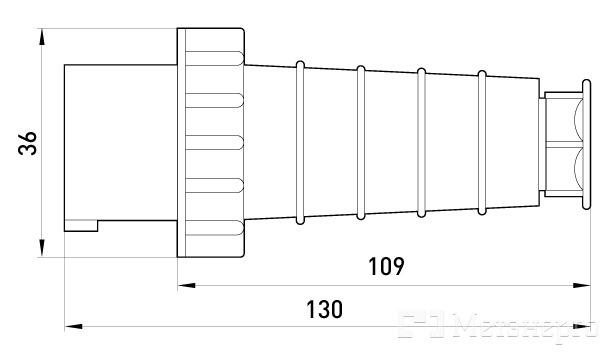 p011003 Силова вилка переносна e.plug.pro.3.63, 3п., 220В, 63А (033) - Метенерго p011003 Силова вилка переносна e.plug.pro.3.63, 3п., 220В, 63А (033) - Метенерго