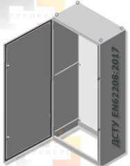 Б00052498 Бокс монтажный напольный BF s=1,0-(800х1600х600) IP54 У2 без панели, метал. замок, BOX Floor - Метэнерго